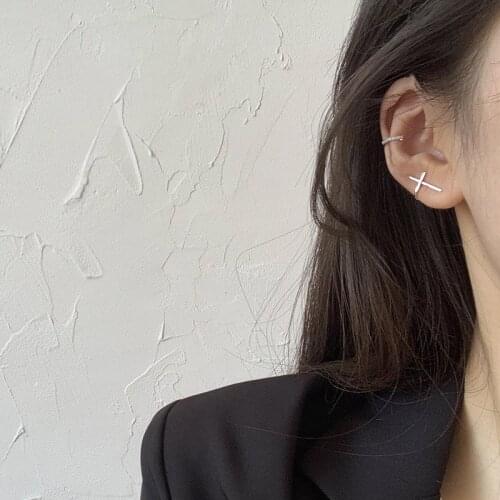 Todorova Simple Geometric Earrings For Women Fashion Party Minimalist Small Cross Stud Earring Female Jewelry Wholesale
