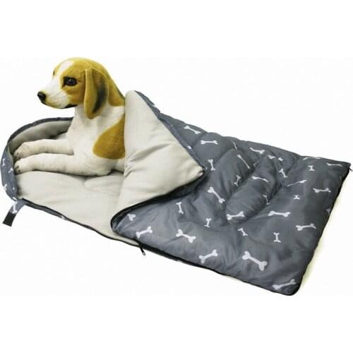 Dog Sleeping Bag Outdoor Camping Dog Bed waterproof Mat Blanket Soft Fleece Cushion Mattress For Small Large Dogs Mat pet house