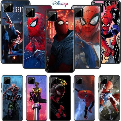 Marvel Super Hero Avengers Spider-Man For OPPO Realme C2 C3 C11 C12 C15 C17 X2 X3 X7 XT X50 Q2 Q2i V3 V5 V15 Pro Soft Phone Case