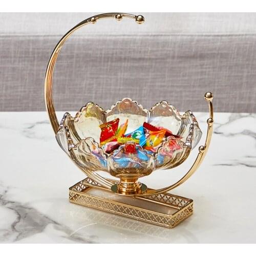 GY Fruit Plate for Candy Candy Plate Decoration Office Front Desk Modern Fruit Plate Home Living Room Coffee Table