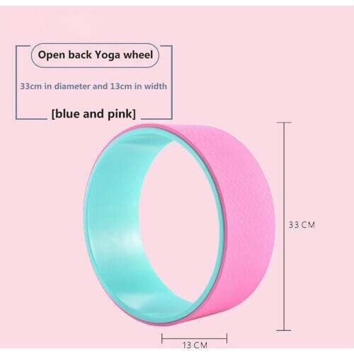 TPE Sponge Back Training Yoga Wheel, Non-slip Body Building Exercise Circle for Home, Gym