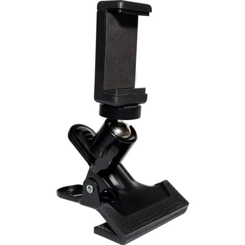 Versatile Tripod Camera Clip Clamp Flash Reflector Holder Mount with 360 Degree Swivel Mini Ballhead Table Clip 1/4 inch Screw