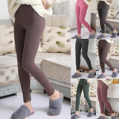 Spring New Bottom Leggings Womens Fashion Pink Green Brown Gray Cationic High-elastic Womens Leggings
