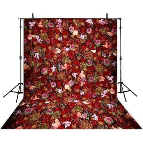 Photography backdrops vinyl 5*7ft rose flowers baby birthday photos lovely princess style kids photo background studio