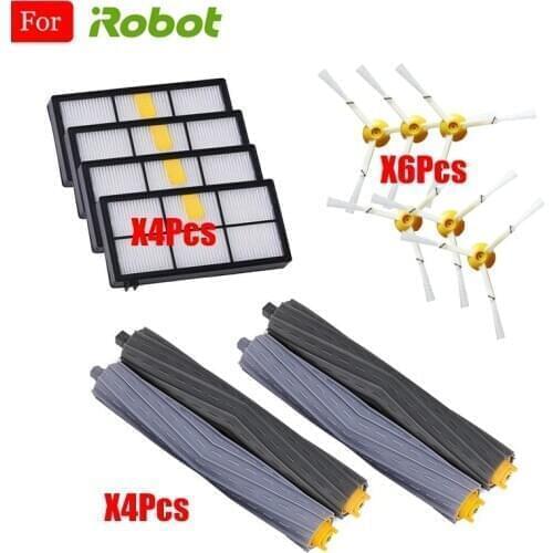 Compatible For iRobot Roomba 800 900 Series 805 860 865 870 871 880 890 960 980 Vacuum Clean Replacement Parts Side Brush Filter