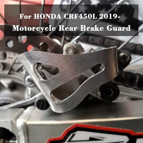 Motorcycle Rear Brake Caliper Cover Guard Protector Protection For HONDA CRF450L CRF 450 L CRF 450L 2019 - 2020
