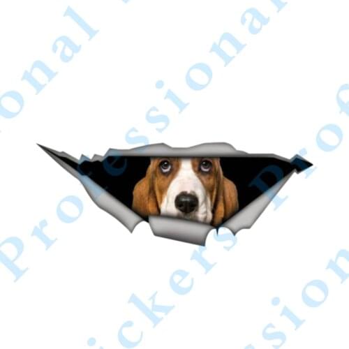 3D Animal 13 x 4.8 Decal Black pig car Sticker 3D Car Styling Torn Metal Decal Wild Animal Lovely Car Stickers Motorcycle Vinyl