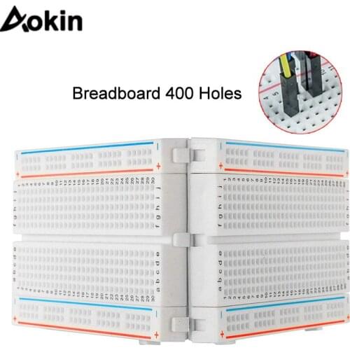 400 holes/tie points Breadboard Solderless Prototype PCB Board 400 Pin for Arduino Raspberry Pi