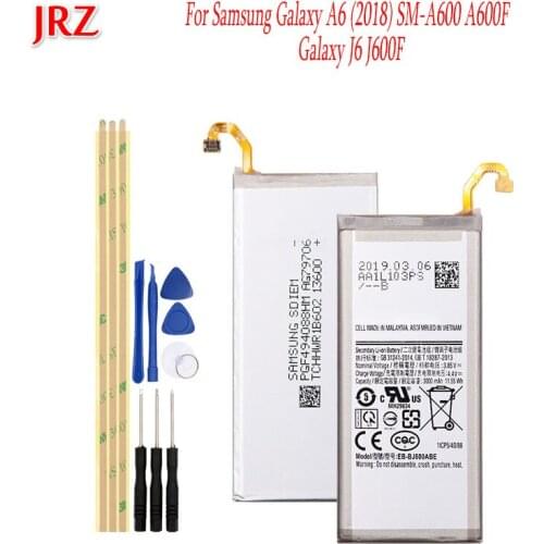 3000mAh EB-BJ800ABE Battery For Samsung Galaxy A6 (2018) SM-A600 A600F For Galaxy J6 J600F Batterij Phone High Quality Batteria