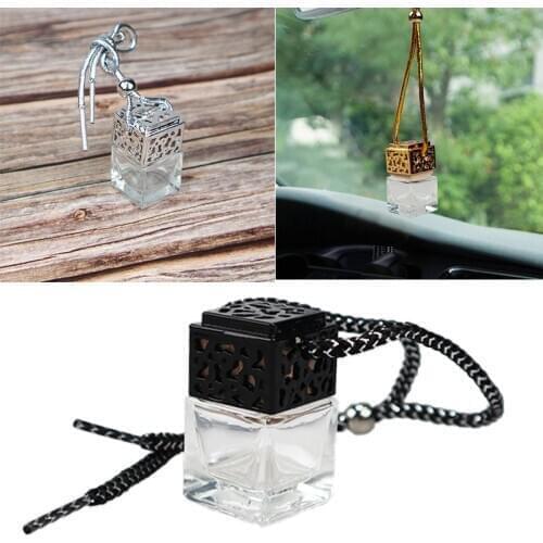 Car Perfume Empty Bottle for Essential Diffuser Air Freshener Auto Ornament Car-styling Perfume Pendant Car Interior Accessories
