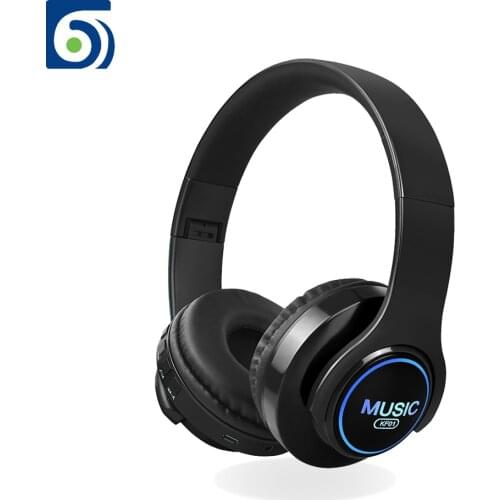 Byscoon Wireless Headphones Strong Bass Bluetooth-compatible Headset Noise Cancelling Earphones,Foldable Gaming Sport Headphone