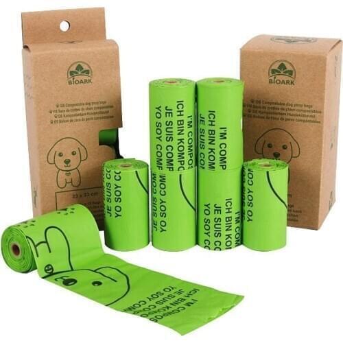 Degradable Pet Garbage Bag Corn Starch PLA Degradable Manure Collection Bag Dog Manure Bag Clean and Environmentally Friendly