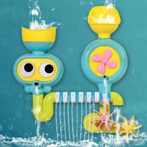 Kids Shower Bath Toys Cute Octopus Baby Bath Toys Faucet Bathing Water Spray Tool JuguetesBaby Baby Shower Games BA60MY