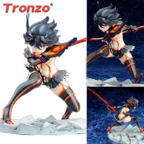 Tronzo Action Figure Japanese Anime KILL la KILL Matoi Ryuuko Figure PVC Collectible Model Doll Toys Warrior Girls Figurine