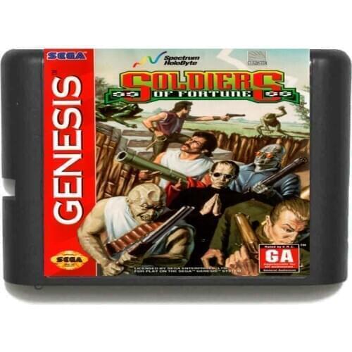 Soldiers Of Forturne NTSC-USA 16 bit MD Game Card For Sega Mega Drive For Genesis