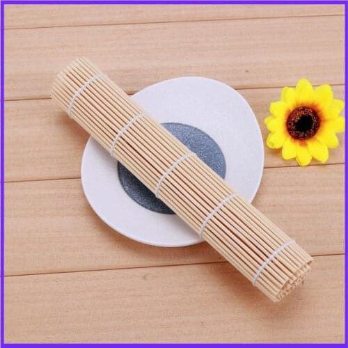 Sushi Tools Sushi Rolling Roller Bamboo Material Rolling Mats Sushi Maker DIY and A Rice Paddle Japanese Foods