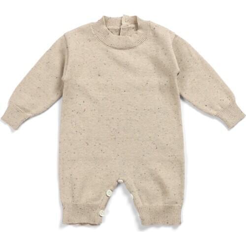 Kaiya Angel Winter Infant Unisex Clothes Thick Warm Cotton Knitted Newborn Baby Boys Girls Rompers New Born Baby Clothes