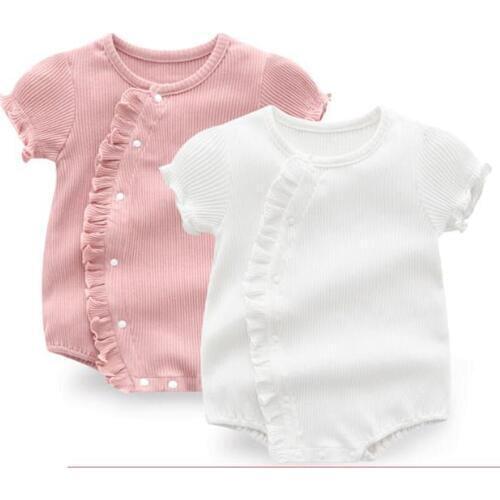 Newborn baby jumpsuit girl summer bag ass ha clothes