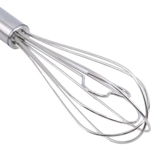 Kitchen Practical Handle Stainless Steel Egg Beater Hand Whisk Mixer Kitchen Egg Tools