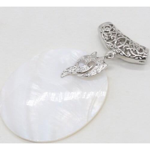 Natural Shell Pendant For DIY Jewelry Making Necklaces Bracelets Earrings Car Accessories Large Size Circular