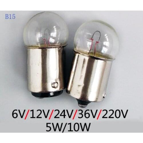60pcs/lot B15 6V 12V 15V 24V 36V Sewing Machine Bulb Household Sewing Machine Parts Blubs Sewing Machine Light Bulb