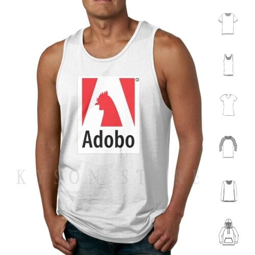 Adobo Inc Tank Tops Vest Sleeveless Adobo Adobe Chicken Filipino Tagalog Pilipinas Philippines Pinoy Manok Sarap Parody