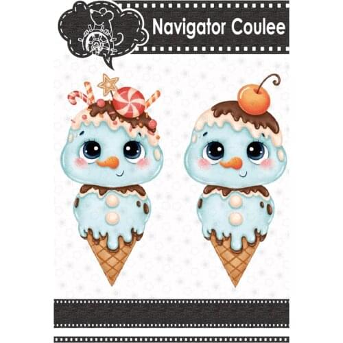 Ice cream metal cutting mold chocolate candy biscuit scrapbook photo album paper card embossing die DIY cut die 2021 new