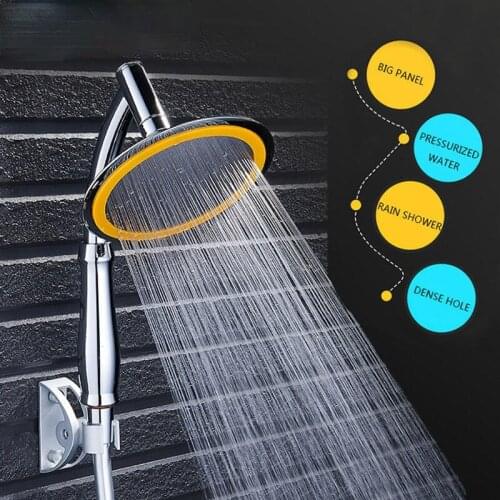 Shower Head Water Saving Rain Handheld Shower Big 6 Inch High Pressure Bathroom Rainfall Shower SPA Shower Head