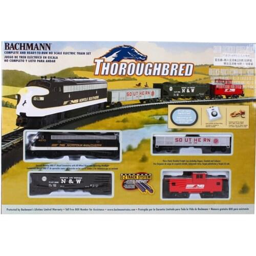 1/87 New Series Thoroughbred Horse Simulation Model Train Set with Light Plastic Toy Gift