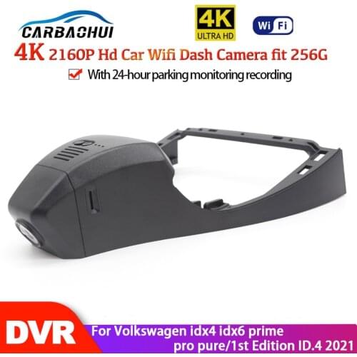 New ! Full HD 4K 2160P Car DVR Wifi Video Recorder Dash Cam Camera For Volkswagen idx4 idx6 prime pro pure/1st Edition ID.4 2021