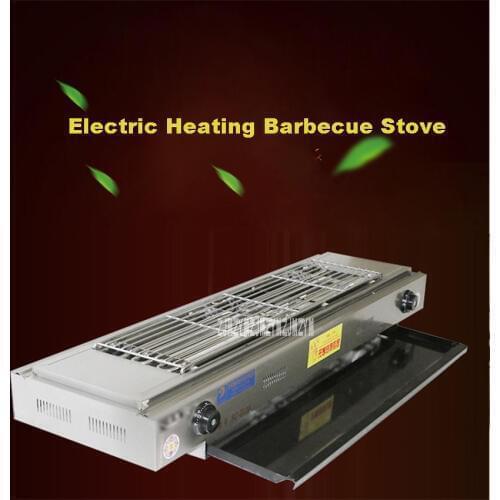 New Arrival Electric Barbecue Pits Commercial Barbecue Grill Home Stainless Steel Smokeless Electric Oven SD-110 220V 5000W Hot