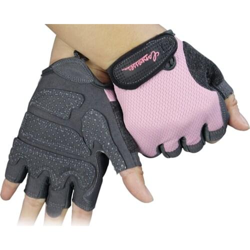 Half Finger Fitness Gloves Breathable Gym Gloves for Weight Lifting Dumbbell Training and Cycling Hiking Camping Crossfit