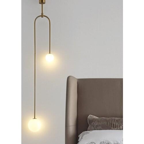 Post-modern Art Restaurant Pendant Lamp Nordic Simple Dining Table Bedside Bed Three Round Bar Cosmos Pendant Lights lampen