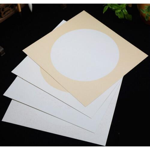Rice Paper Card Calligraphy Raw Xuan Paper Thicken Calligraphy Watercolor Painting Mounting Paper Cards Carta Di Riso 10 Sheets