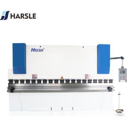 Folding machine with Hydraulic robotic system from Harsle Co. sheet metal press brake folding machine