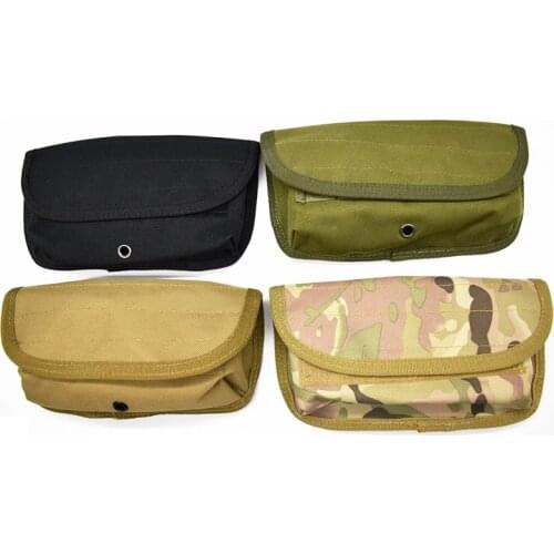 Tactical Rifle Shotgun 12 Shells Belt Bullet Pouch Hunting Cartridge Holder Shotgun Waist Bag Magazine Pouch