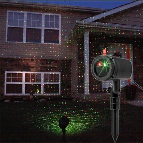 LED Stage Light Outdoor Waterproof LED Stage Light Garden Tree Moving Laser Projector Lamp Christmas Party Home Decoration