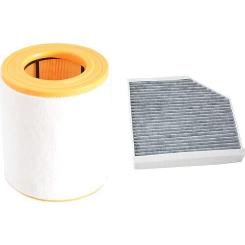 Air Filter Cabin Filter for Audi A6 Allroad 3.0T 2012- A6 C7 Avant 2011- 1.8T 2.0T A7 Sportback 2015-2019 L4GD133843 4H0819439