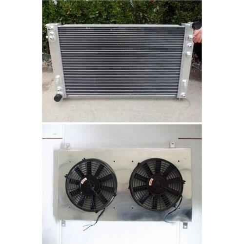 52 MM Aluminum Radiator+Shroud+Fan*2 For HOLDEN VT VX VU HSV Commodore V8 GEN3 LS1 5.7L High Performance