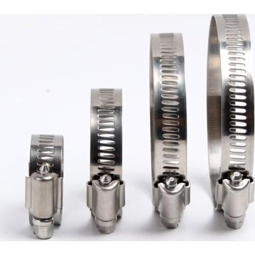 304 stainless steel with lever throat hoop hoop clamp pipes trachea clip clip card buckle joint hand quickly twist