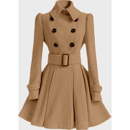 Lisa Colly Fashion Long Sleeve Women Warm woolen White Black Coats Jackets Women Loose Overcoat 2018 Autumn Slim Think Outerwear