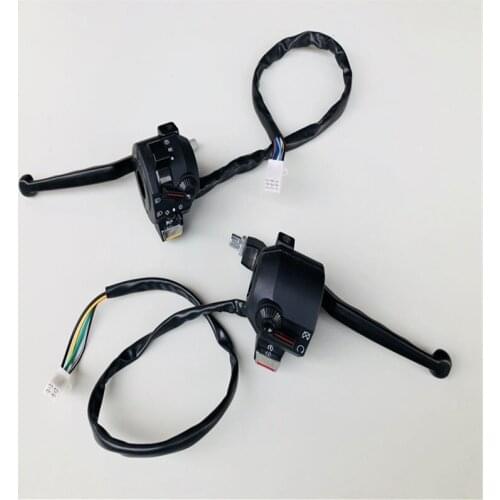 1 Pair 22mm Motorcycle handle switch Left & Right Handle Switch Brake Clutch Lever Switch Handle Lever