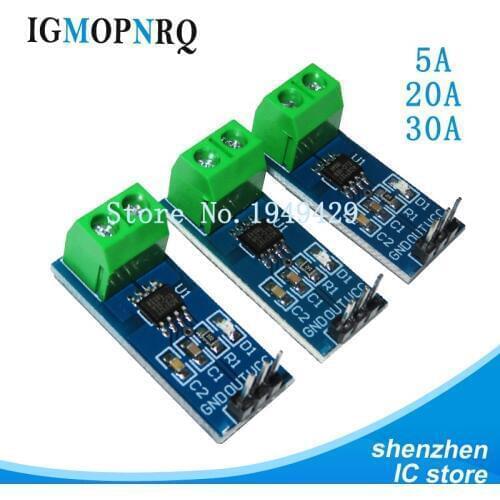1PCS NEW ACS712T 5A 20A 30A Hall Current Sensor Module ACS712 model for