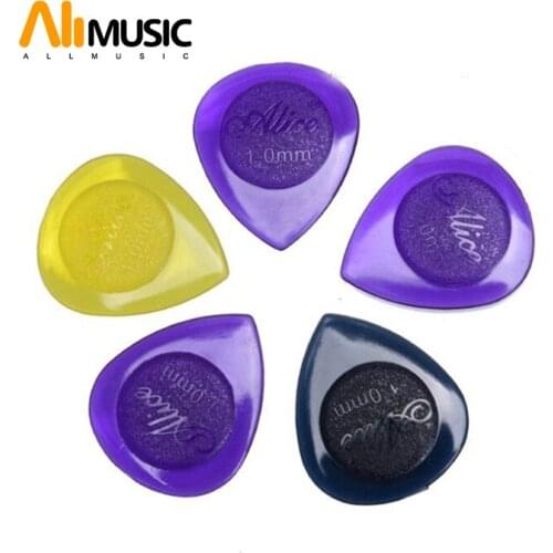 100 Pcs Guitar Picks Mediator Maker Accessories Guitarra Bass Plectrum Thickness Mixed Alice palheta Clear Pure Color
