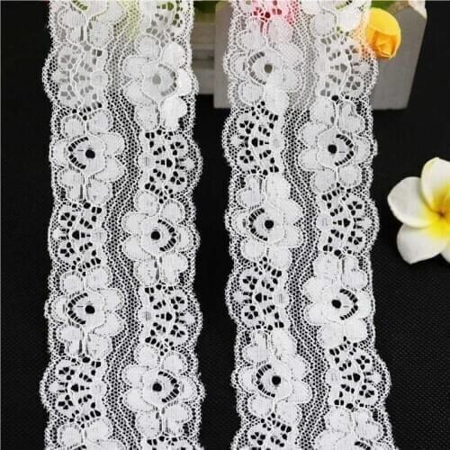 60mm 5yard Lace Ribbon Lace Trim Wedding Decoration Handcrafted Embroidered Sewing DIY Material Tablecloth decorative lace