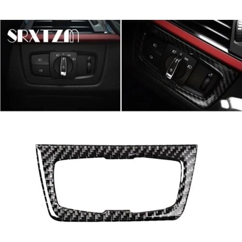 Car Styling Headlight Switch Button Decorative Frame Cover Trim Dashboard Molding Sticker for BMW F30 F31 F32 F33 F34 2012-2020