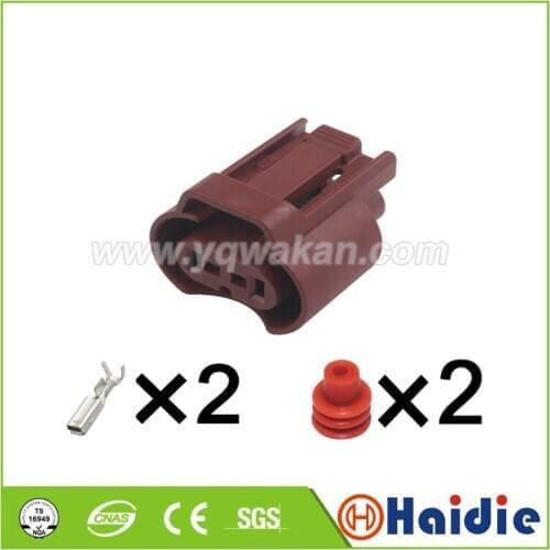 Free shipping 5sets 2pin Toyota universal fog lamps waterproof connector plug wiring cable connector