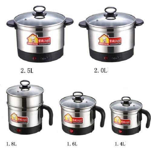 Free shipping Thermal Cooker electric casserole cooking pot stainless steel simple mini boil pot