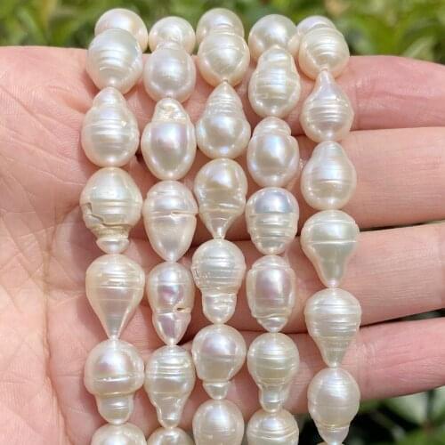 8x12mm Natural Freshwater Baroque Shape Pearl Beads High Quality Punch Loose Beads for Jewelry Making DIY Necklace Bracelet