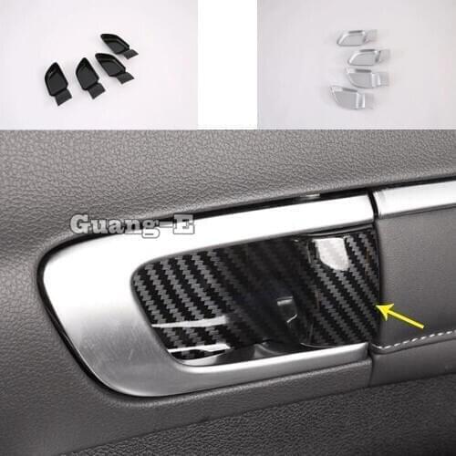 For Hyundai Sonata DN8 10Th 2020 2021 Car Sticker Cover Sticker Trim ABS Door Inner Built Handle Bowl Armrest Handrail Frame